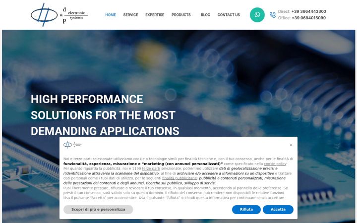 Screenshot of depelsys.it