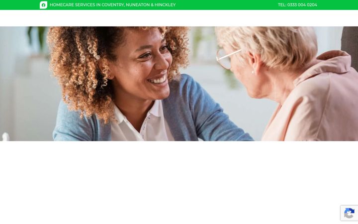 Screenshot of dependablecare4u.co.uk