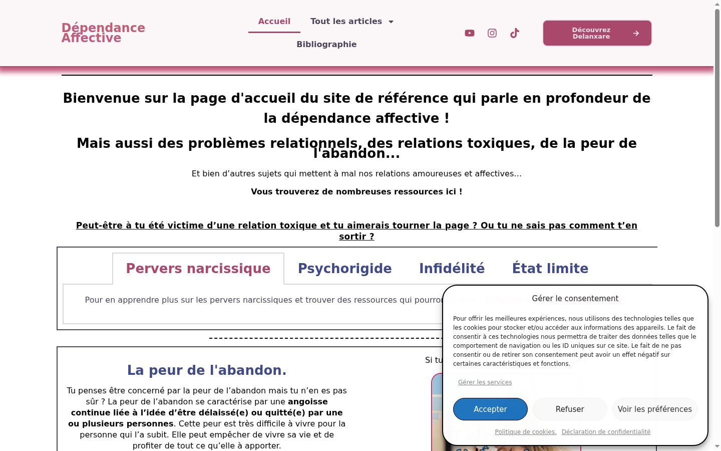Screenshot van de toestemmingsbanner zoals getoond vóór enige interactie