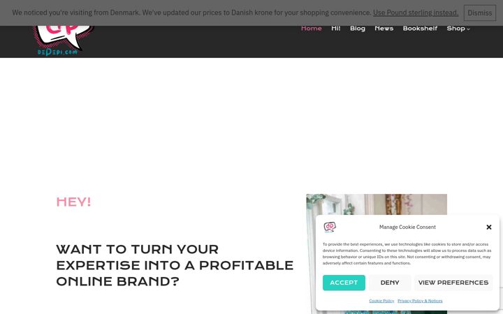Screenshot of depepi.com