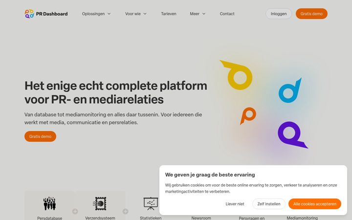 Screenshot of deperslijst.com