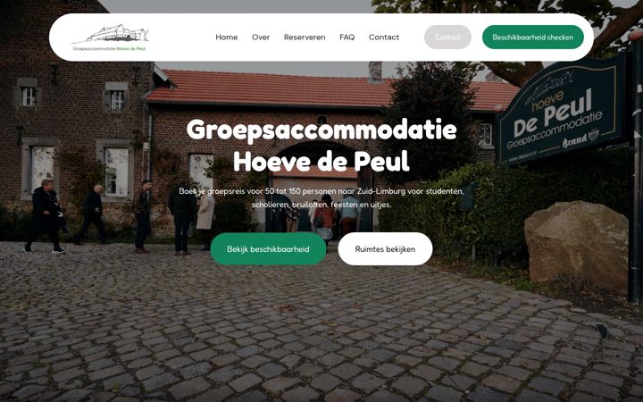 Screenshot of depeul.nl