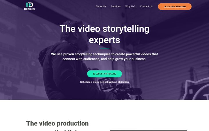 Screenshot of depictar.co.uk