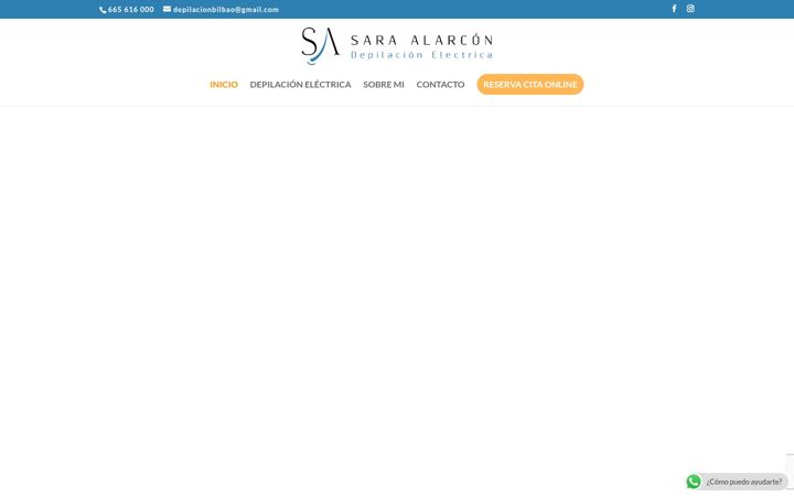 Ekrano kopija depilacionbilbao.com