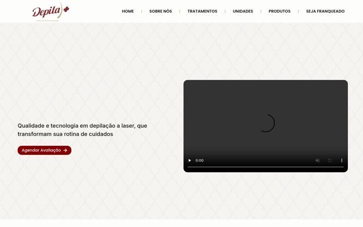 Screenshot stránky depilamais.com.br