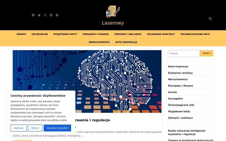 Captură de ecran a depilatorlaserowy.com.pl