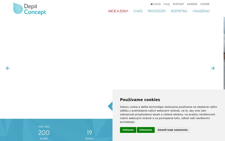 Screenshot of depilconcept.sk