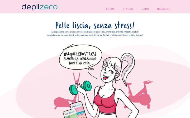 Screenshot of depilzeronline.it