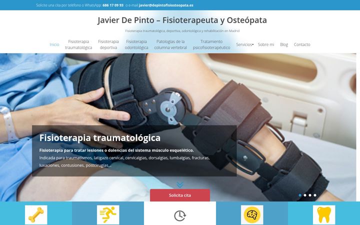 Zrzut ekranu depintofisiosteopata.es