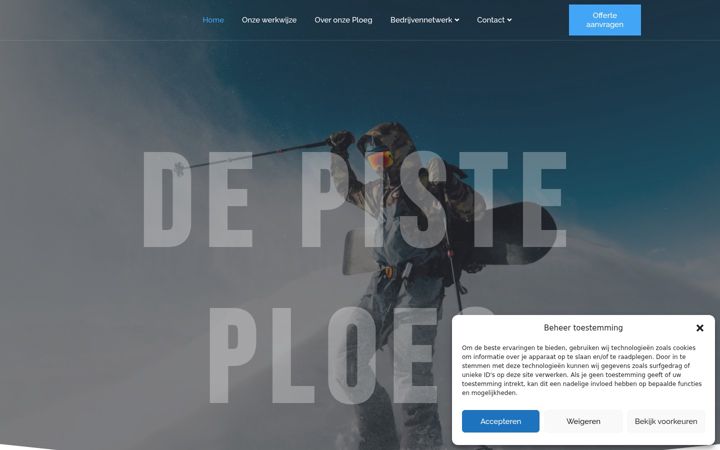 Screenshot van depisteploeg.nl