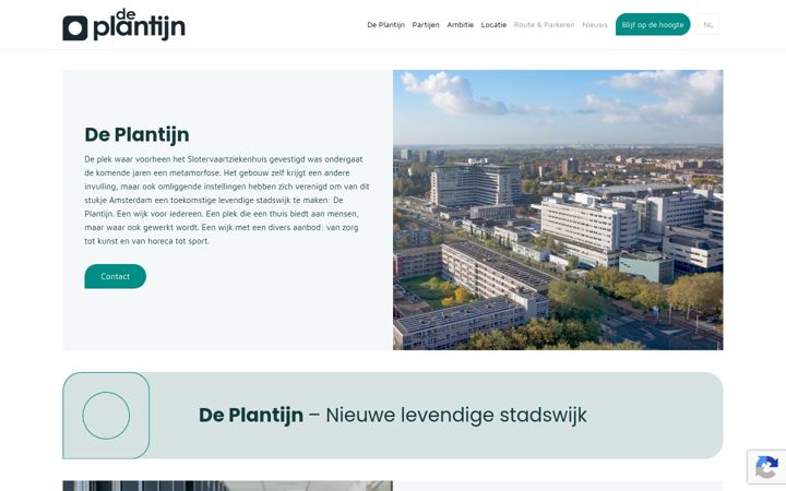 Screenshot of deplantijn.nl