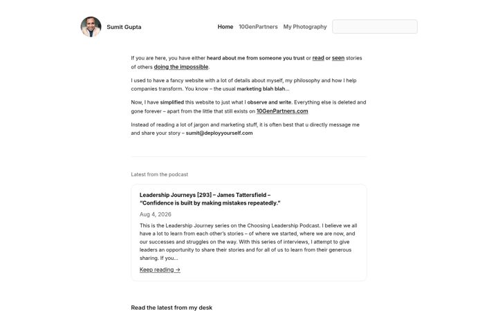 Screenshot of deployyourself.com