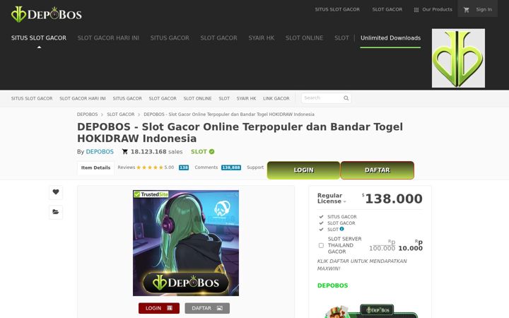 Screenshot of depobos-apk.com