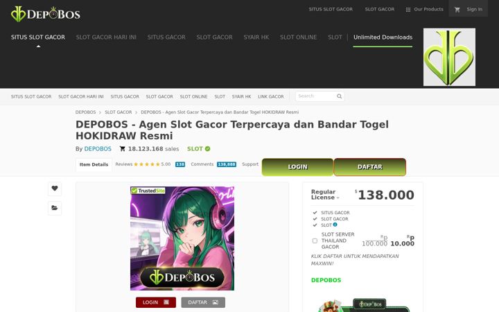 Screenshot of depobos-mobile.com
