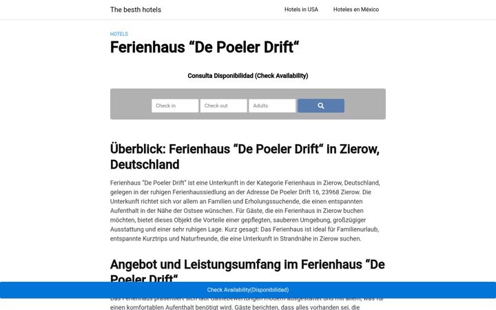 Screenshot of depoelerdrift.de