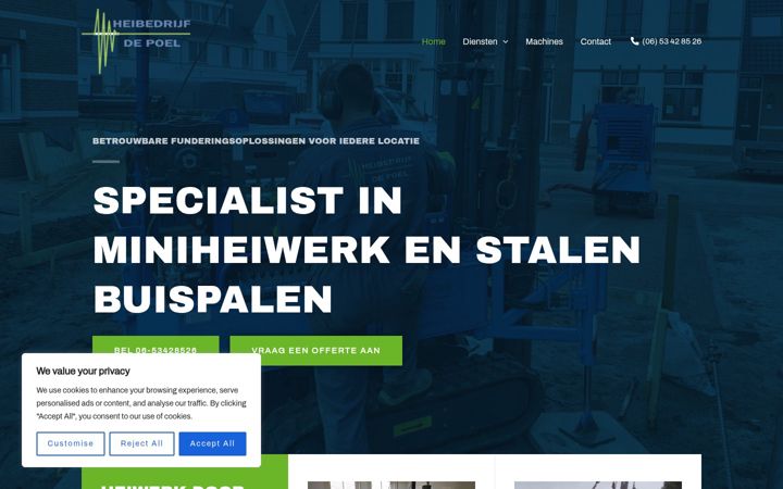 Screenshot of depoelheiwerken.nl