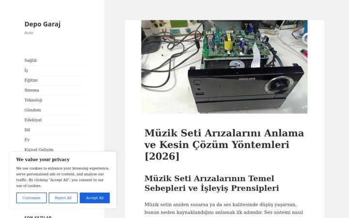 Screenshot of depogaraj.com