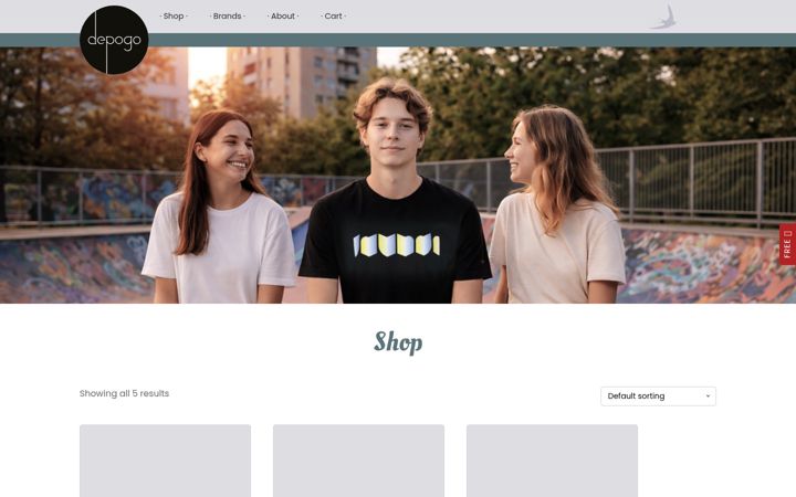 Screenshot of depogo.nl