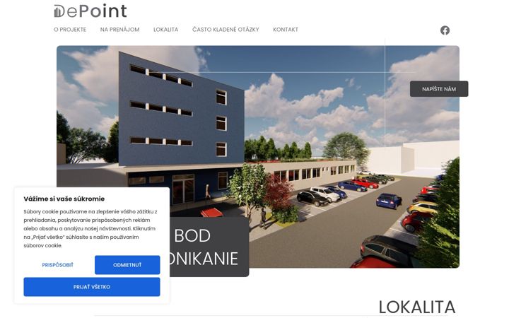 Screenshot of depoint.sk