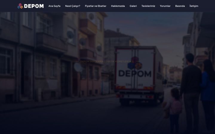 Screenshot of depom.org