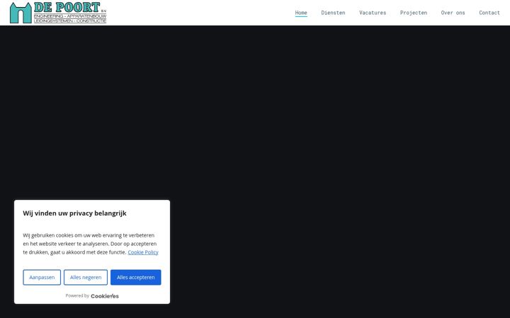 Skærmbillede af depoortbv.nl