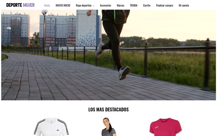 Screenshot of deportemujer.com