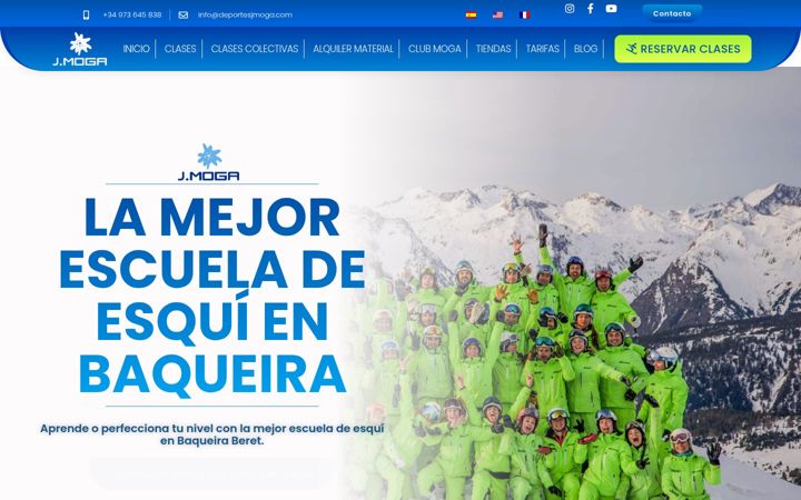 Screenshot of deportesjmoga.com