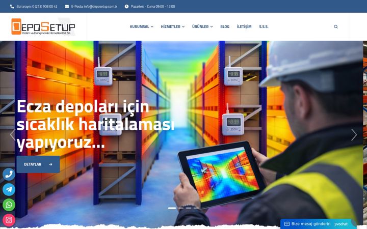 Screenshot ta' deposetup.com.tr