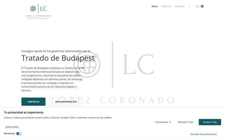 Screenshot of depositosbudapest.com