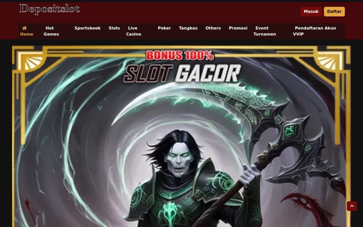 Screenshot of depositslot.org