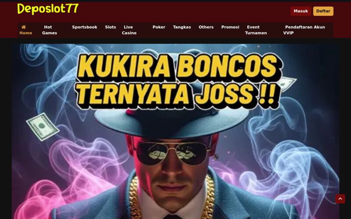 Screenshot of deposlot77.com
