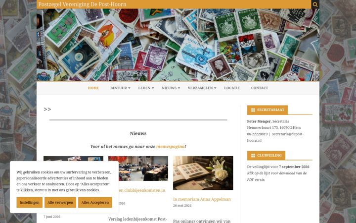 Screenshot of depost-hoorn.nl