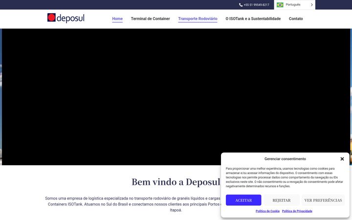 Ekraanipilt saidist deposul.com.br