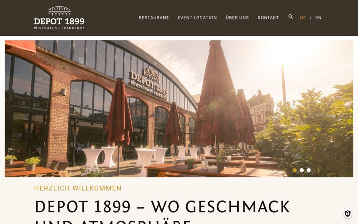 Screenshot of depot1899.de