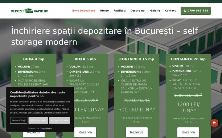 Screenshot ta' depozit-rapid.ro