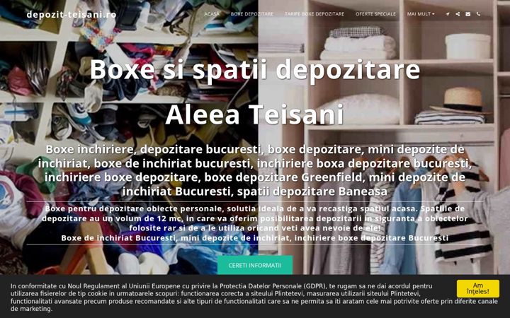 Screenshot ta' depozit-teisani.ro