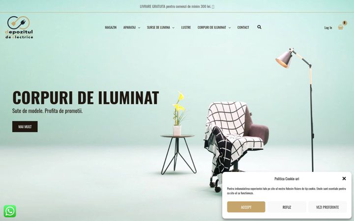 Ekrano kopija depozitul-de-electrice.ro