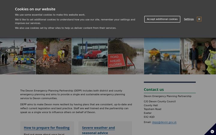 Screenshot of depp.org.uk