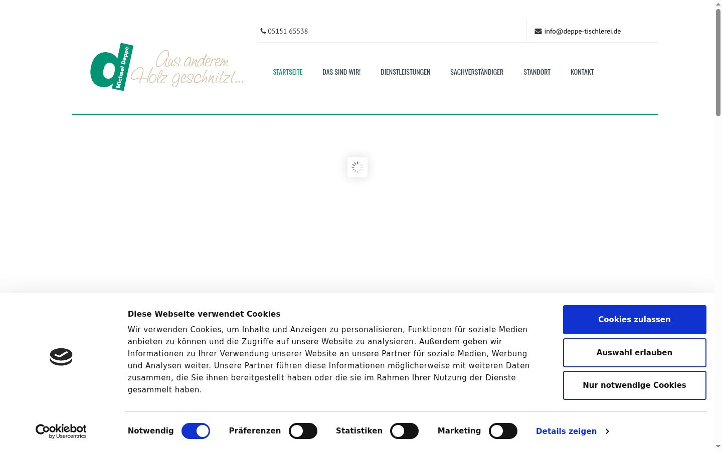 Screenshot tal-banner tal-kunsens muri qabel kwalunkwe interazzjoni