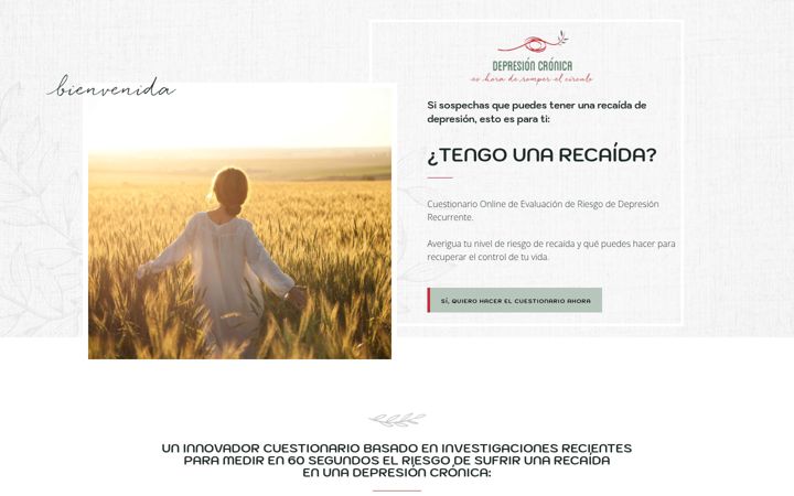 Screenshot of depresioncronica.com