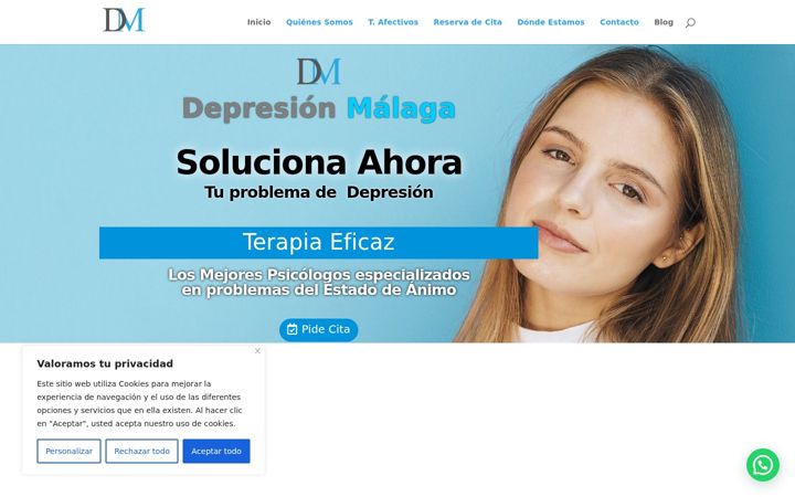 Screenshot of depresionmalaga.com