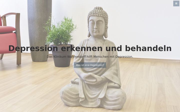 Screenshot of depression-behandlung.com