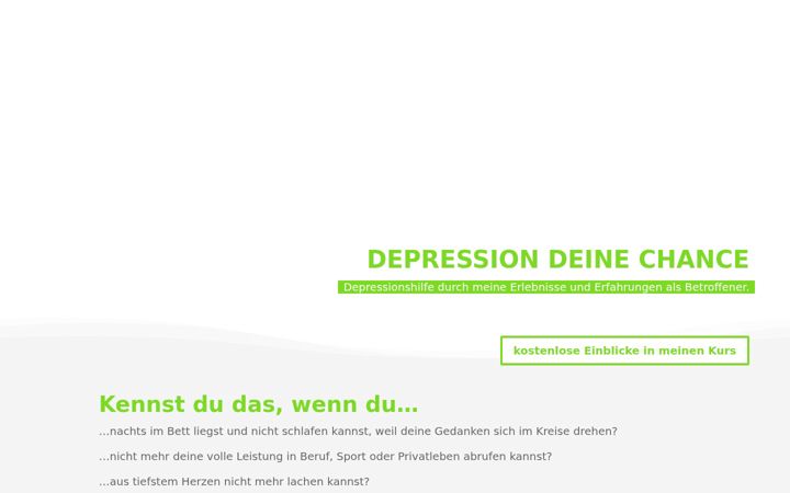 Screenshot of depression-dein-geschenk.de