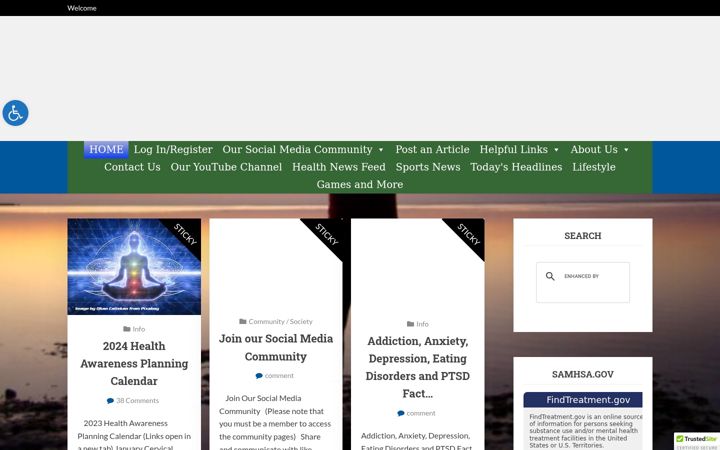 Screenshot of depression-youarenotalone.com