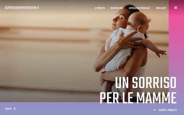 Screenshot of depressionepostpartum.it