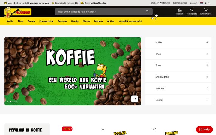 Screenshot of deprijshamer.nl