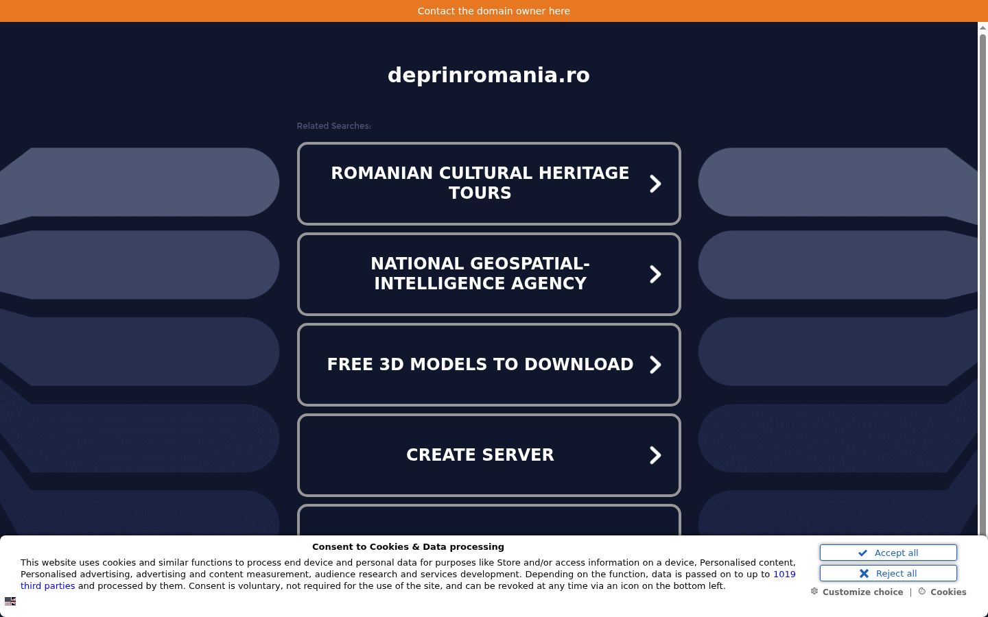 Sutikimo reklamjuostės, rodytos prieš bet kokią sąveiką, ekrano kopija