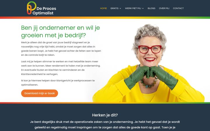 Screenshot of deprocesoptimalist.nl