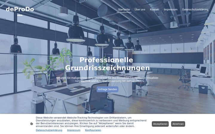 Screenshot of deprodom.de