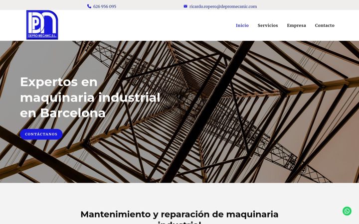 Screenshot of depromecanic.com